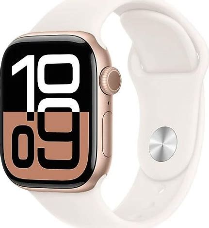 Apple Watch Series 10 GPS 42mm Roze Altın Rengi Alüminyum Kasa ve Bulut