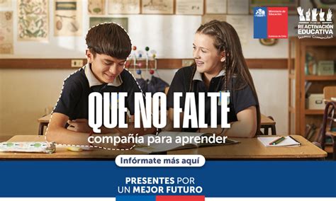 Campaña Mineduc Que no falte