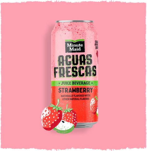 Aguas Frescas Strawberry Flavor Minute Maid