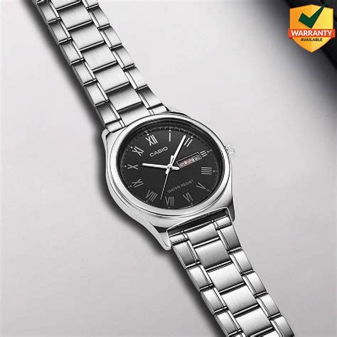 Casio Men's Analog Watch MTP-V006D-1B Stainless Steel Band