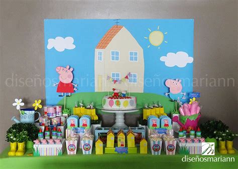 Mesa Peppa Pig Peppa Pig Birthday Party Peppa Pig Birthday Peppa