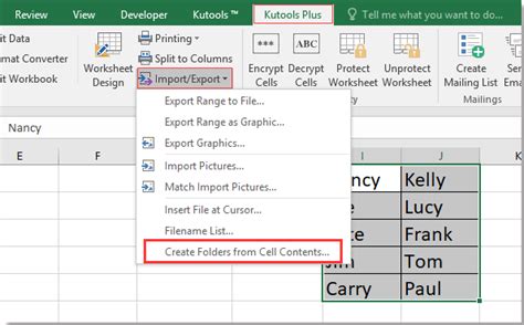 How To Quickly Create Folders Based On Cell Values In Excel