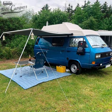 Toldo Fiamma F Pro Titanium Royal Blue Todo Campers