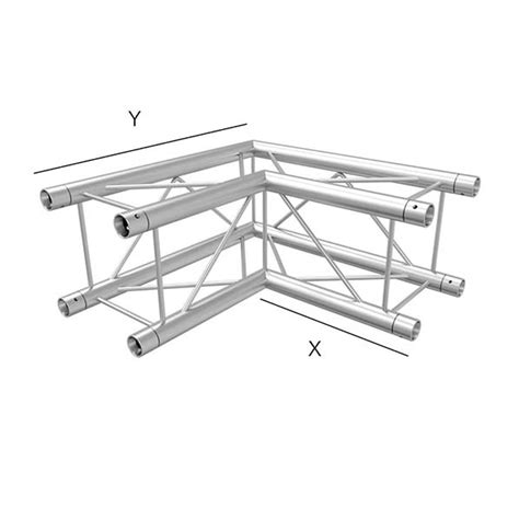 Global Truss F24 85in Aluminum Box Truss 2 Way 90° Corner