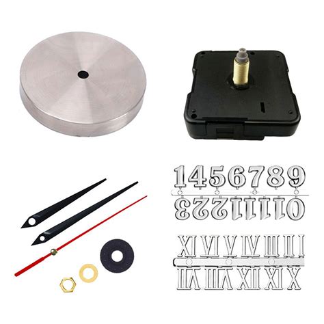 Quartz Diy Wall Clock Clock Numerals Kit Movement Battery Operated