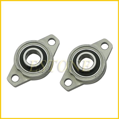 Zone X Zinc Alloy Mounted Shaft Support Flange Pillow Block Bearings