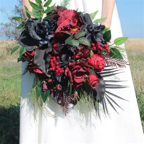 Gothic Wedding Bouquet Etsy