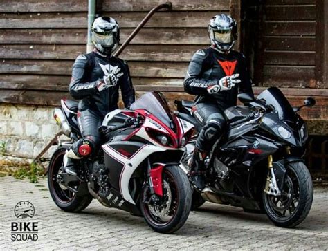 Bmw S 1000 Rr And R1 Yamaha Voitures Et Motos Moto Et Motards Moto Sportive