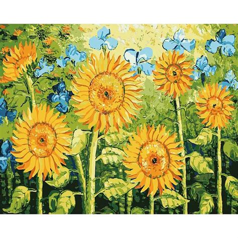 Achetez en Gros monet tournesol peinture en Ligne à des Grossistes monet tournesol peinture ...