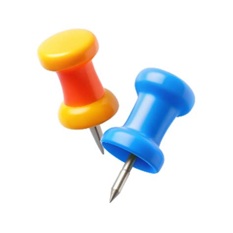 Push Pins 3d Illustration 47311483 Png