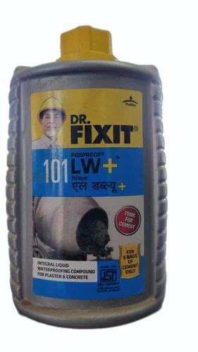 DR Fixit 101 LW Plus Pidiproof Chemical Packaging Size 1 Liter At Rs