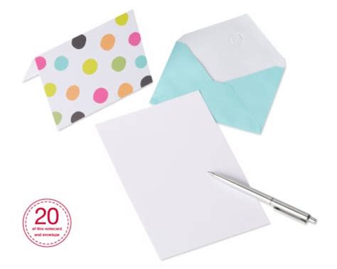 American Greetings Multi Dot Blank Cards and Envelopes (#16), 20 ct ...