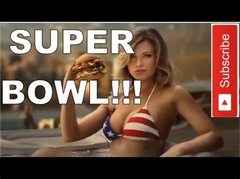 Carl S Jr Sexy Super Bowl Commercial Compilation YouTube