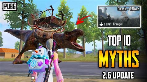 2 6 Update Top 10 MythBusters PUBG MOBILE BGMI Tips And Tricks 2 6