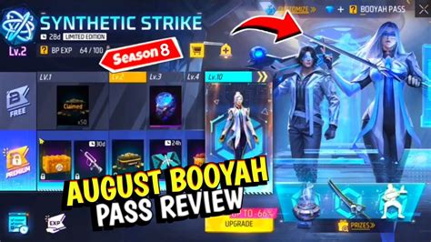 August Month Booyah Pass Review Free Fire Next Booyah Pass Review