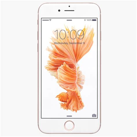 Apple IPhone 6s Rose Gold 3D Model 12 3ds C4d Dae Dxf Fbx Max