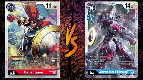 Digimon TCG Red Gallantmon Vs Gabumon Bond Of Friendship Double