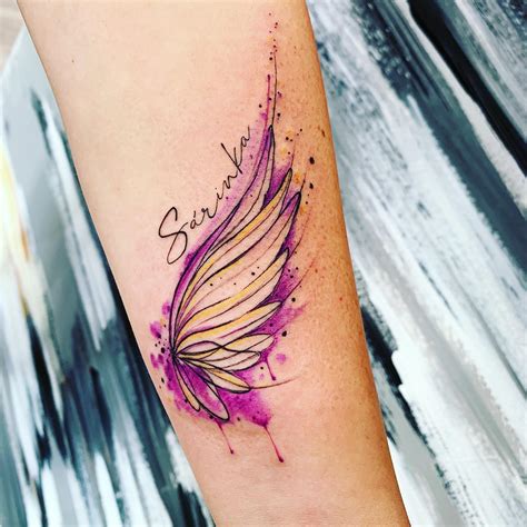 25 Angel Wing Tattoo Design Ideas For Females Popxo