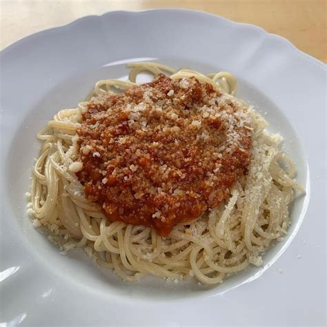 Spaghetti Mit Linsen Bolognese Rezept Kitchen Stories