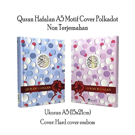 Jual Al Quran Al Mahira Hafalan A Hc Non Terjemah Polkadot Almahira