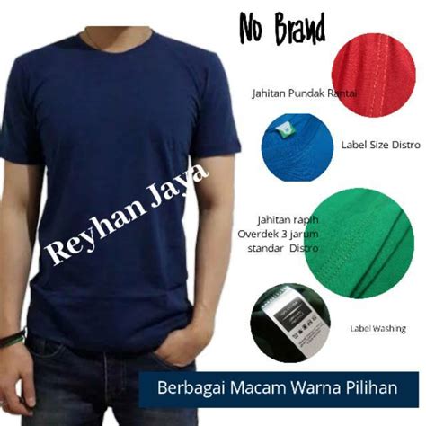 Jual Kaos Polos Co Cw 100 Cotton Combat 30s Reaktif Bukan Sulfur