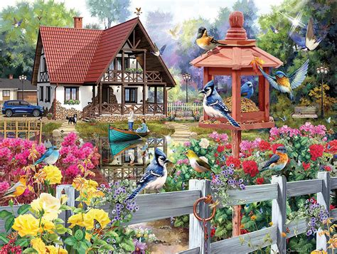 Summer Home 500 Pieces SunsOut Puzzle Warehouse