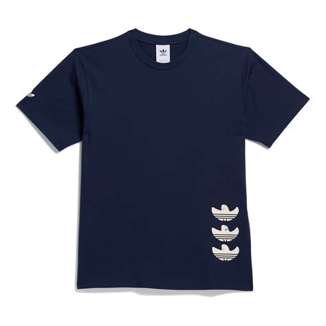 Adidas Skateboarding Shmoofoil Logo T Shirt Collegiate Navywonder