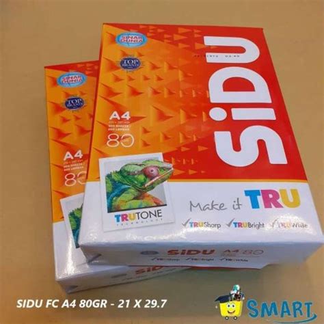 Jual Kertas Hvs Sidu Fc A4 80 Gram Di Seller Smart Stationery Sedati