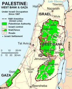 Palestina Harta Geografica | Harta