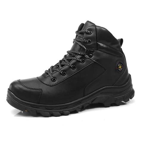 Bota Masculina Cano Curto Coturno Adventure Trabalho Botina Militar