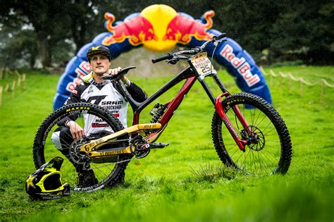 Erik Irmisch And His Yt Tues Worlds Bike Red Bull Hardline