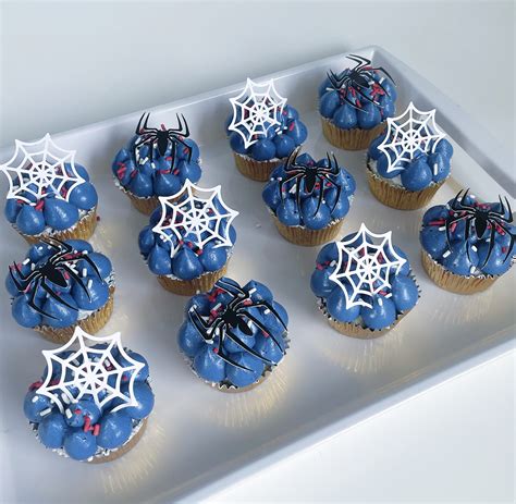 Spiderman Cupcakes