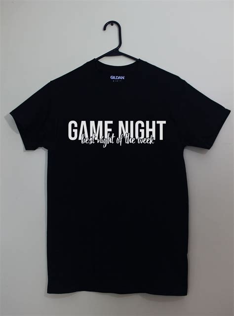 Game Night Best Night Of The Week Game Night Shirt Board Games Etsy