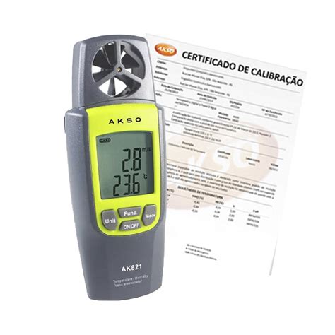 Termo Higro Anem Metro Em Digital Ak Certificado Lader