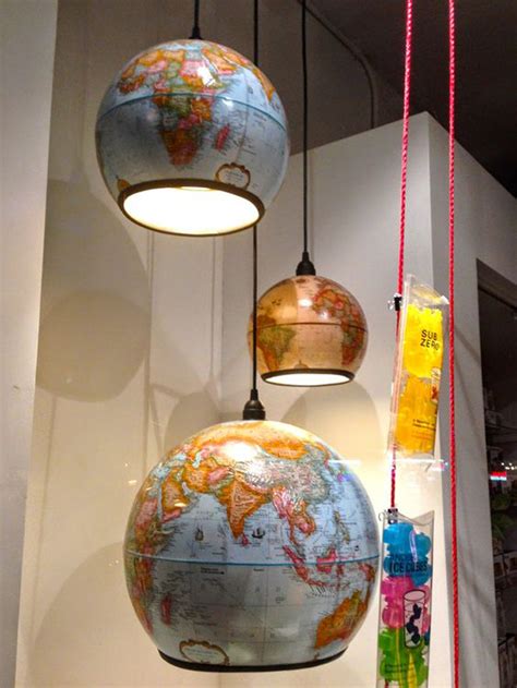 You Can Turn Your Vintage Globe Into A Hanging Pendant Light That Looks