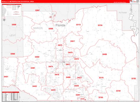 Maps Of Ocala Metro Area Florida