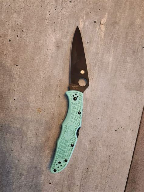 Spyderco C10fpgrm4bk Endura 4 Knife Mint Green Frn Cpm M4 Plain Edge