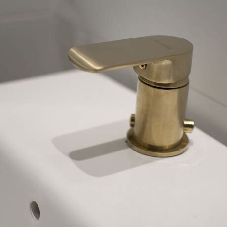 GRIFERIA PARA BIDET MONOCOMANDO 35MM ORO SEMI MATE ALASSIO DORADO