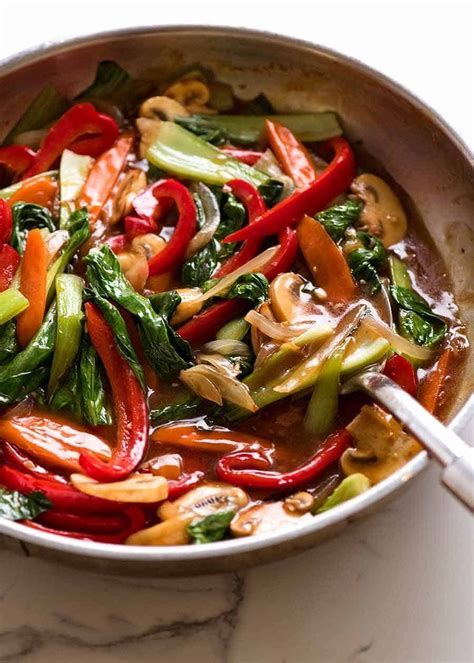 Vegetable Stir Fry Recipetin Eats