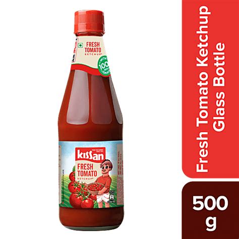 Buy Kissan Fresh Tomato Ketchup 500 Gm Bottle Online At Best Price Of