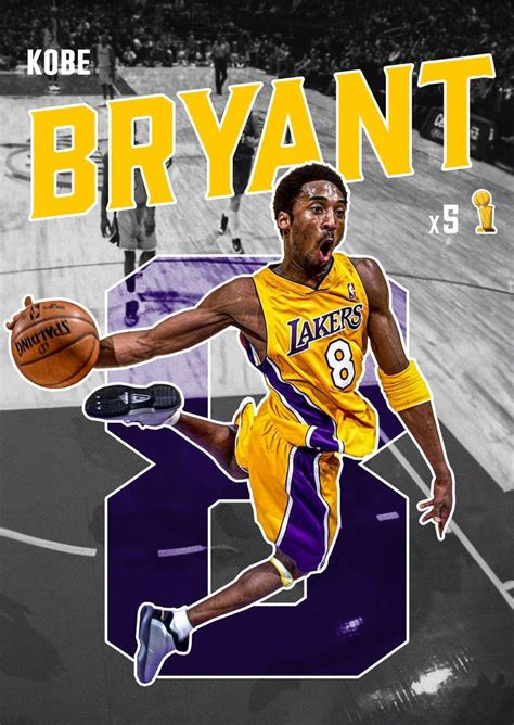 Kobe Bryant Poster Bryant La Lakers Wallpaper Kobe Aesthetic Kobe Bryant Poster Kobe Bryant