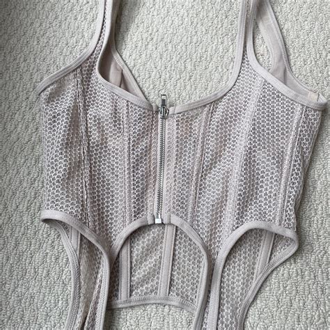 Whitefox Boutique Corset Bustier Nude Colour XS Depop