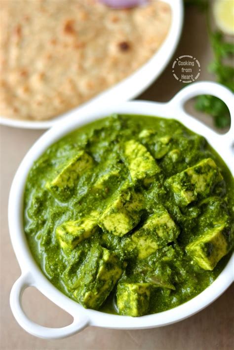 Palak Paneer Restaurant Style Palak Paneer Cooking From Heart