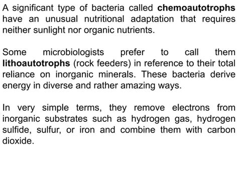 Nutritional Classification Of Microorganisms Ppt