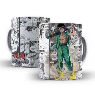 Caneca Yu Yu Hakusho Yusuke Toguro Kurama Porcelana Ml Shopee Brasil