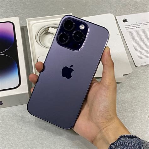 IPhone 14 Pro 128Gb Deep Purple Ex IBox Mulus Likenew Elektronik