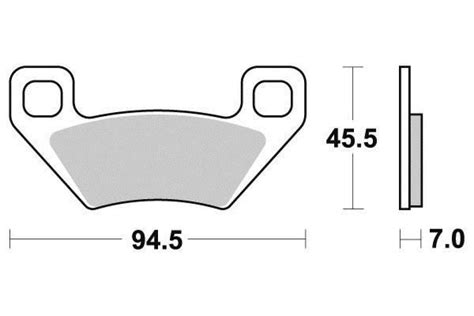 Plaquette De Frein Ferodo Pour Quad Arctic Cat 700 TBX 4x4 H1 Efi 2010