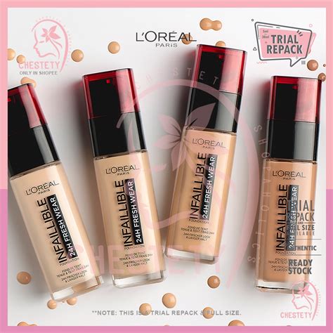 L Oreal Infallible Fresh Wear Foundation Review And Off