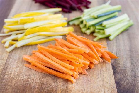 How To Cut Julienne Strips 2 Ways Evolving Table