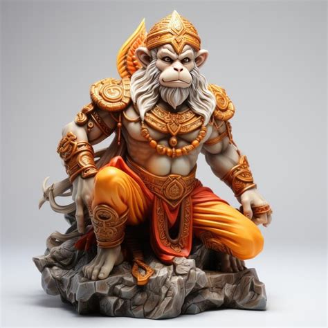 Premium Photo | Hanuman Character isolated